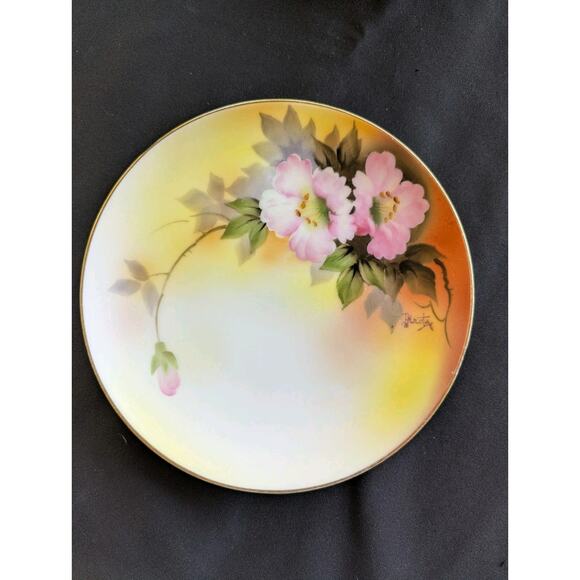 Japanese Noritake Hand Painted Porcelain China Display Plate set of 6 5 signed - Picture 4 of 8